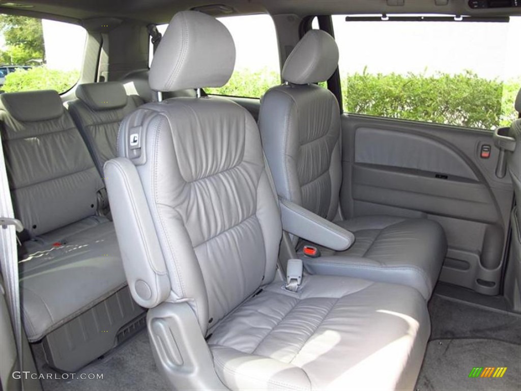 2010 Odyssey EX-L - Alabaster Silver Metallic / Gray photo #14