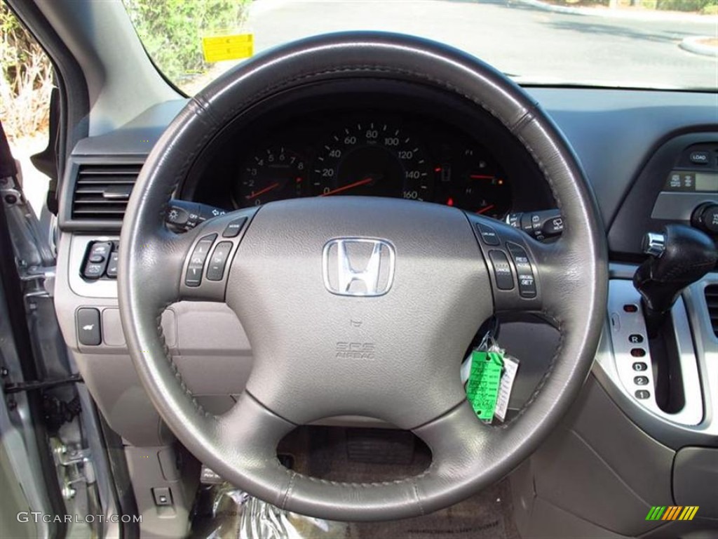 2010 Odyssey EX-L - Alabaster Silver Metallic / Gray photo #17