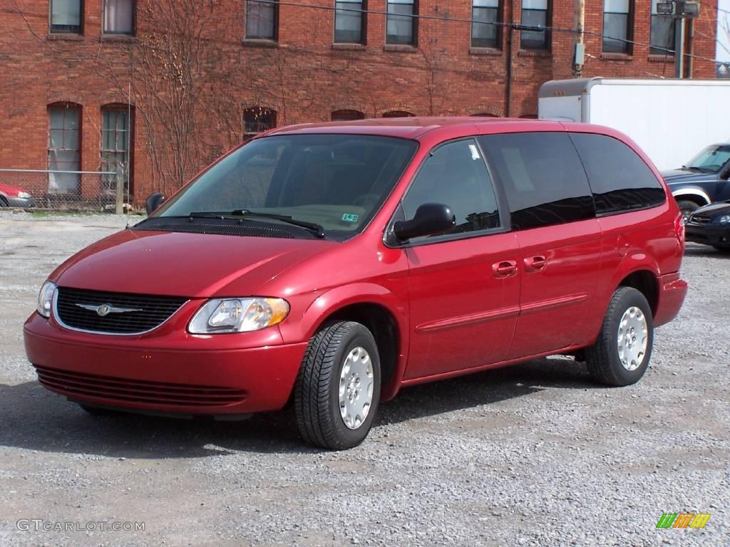 2003 Town & Country LX - Inferno Red Pearl / Taupe photo #1