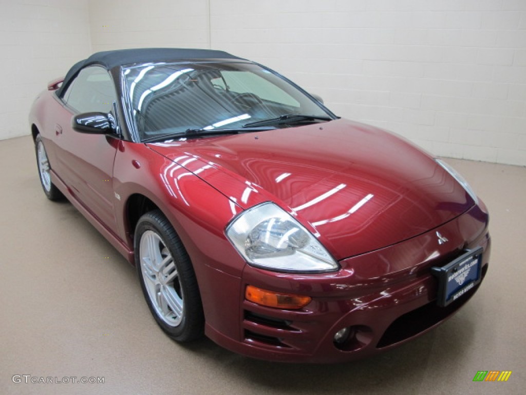 2005 Eclipse Spyder GT - Ultra Red Pearl / Midnight photo #1