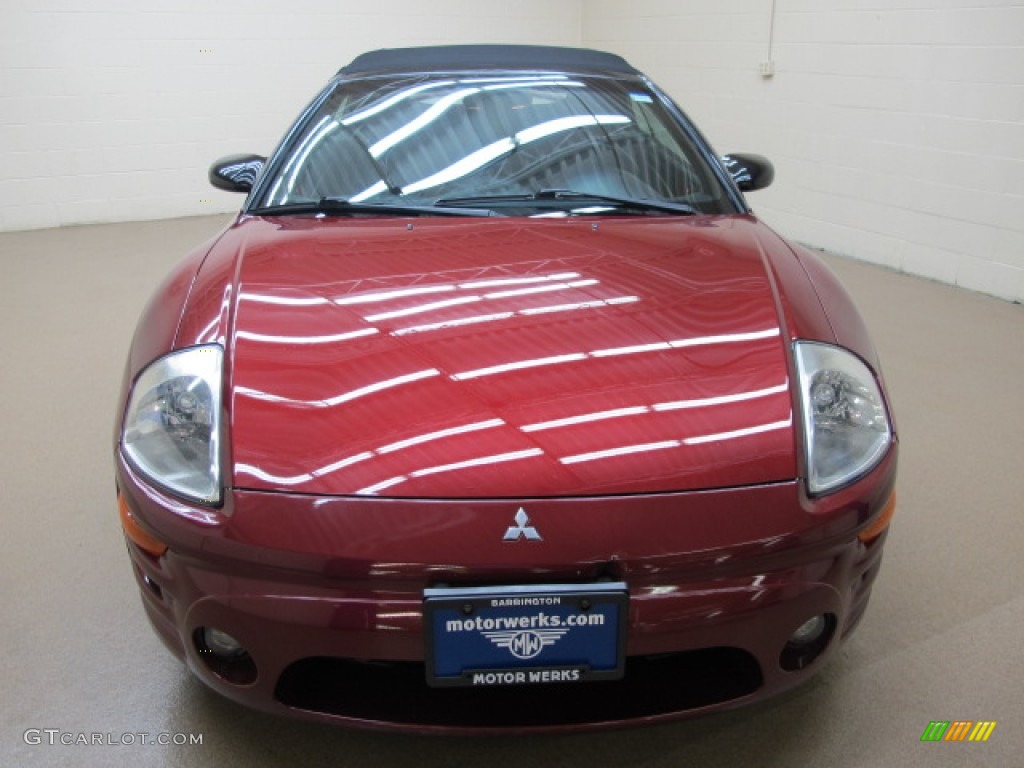 2005 Eclipse Spyder GT - Ultra Red Pearl / Midnight photo #2