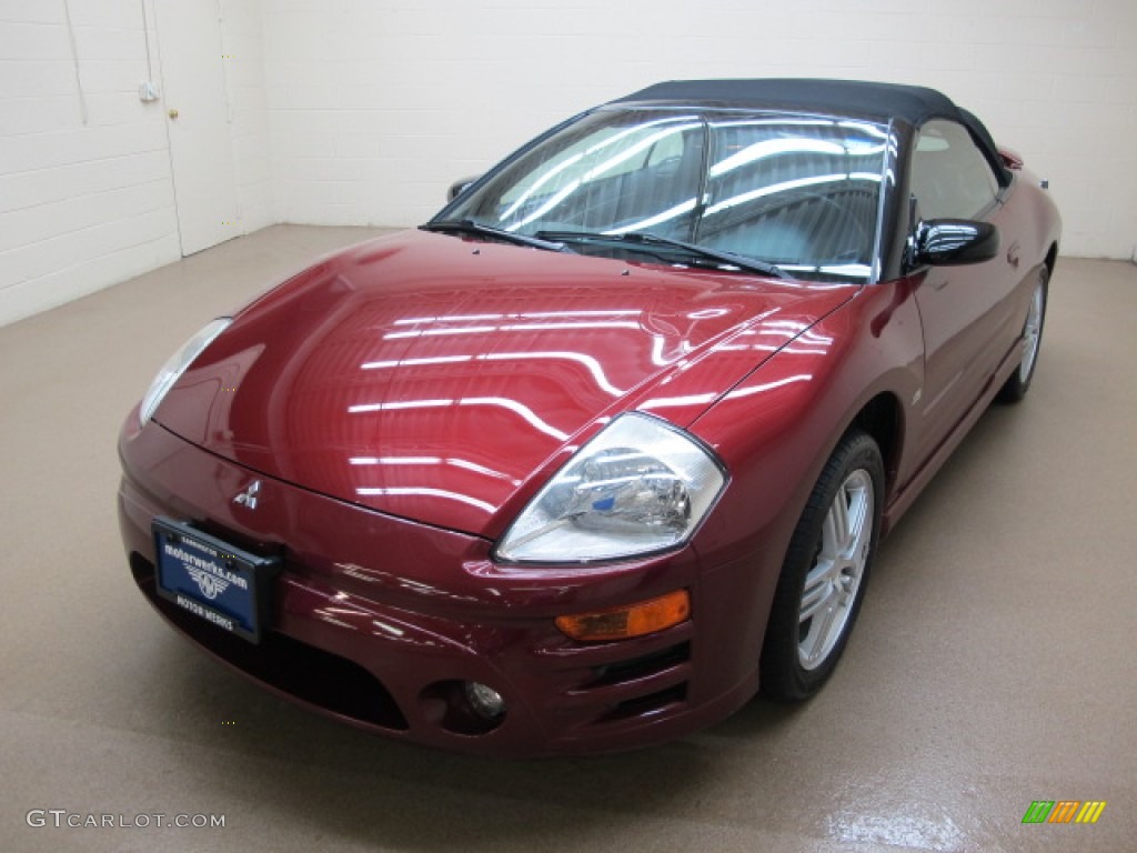 2005 Eclipse Spyder GT - Ultra Red Pearl / Midnight photo #4
