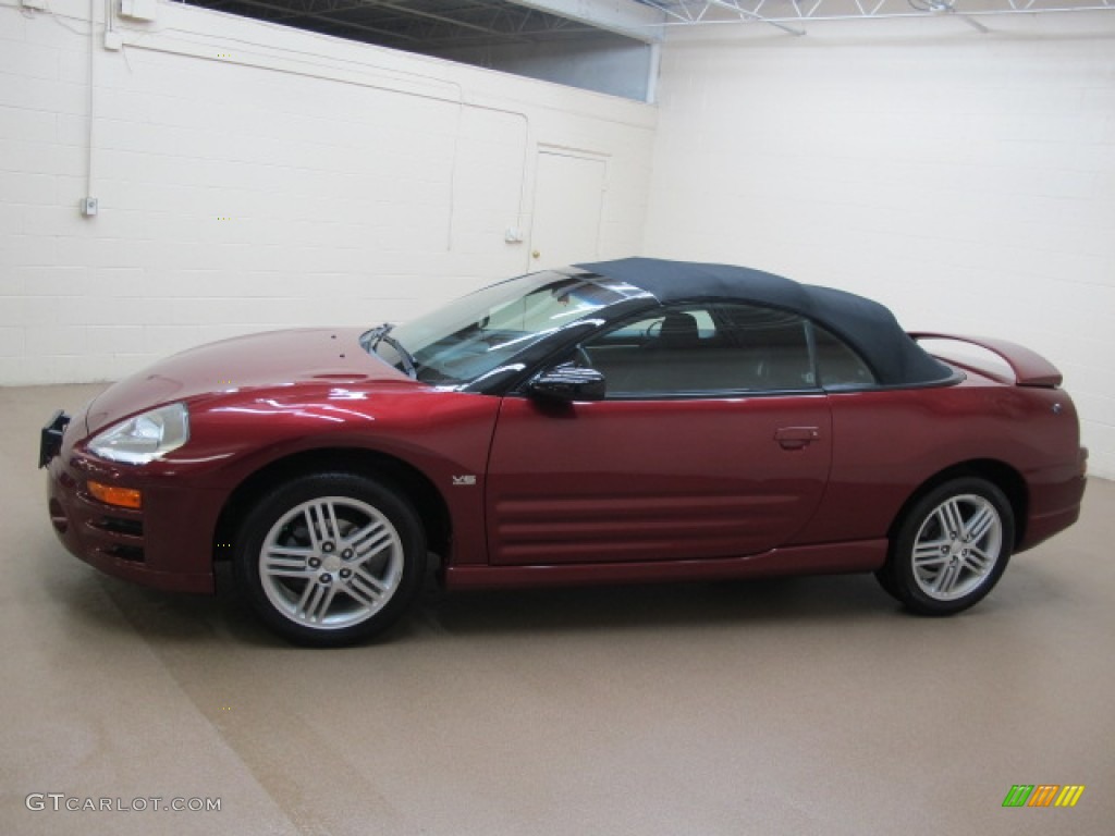 2005 Eclipse Spyder GT - Ultra Red Pearl / Midnight photo #5