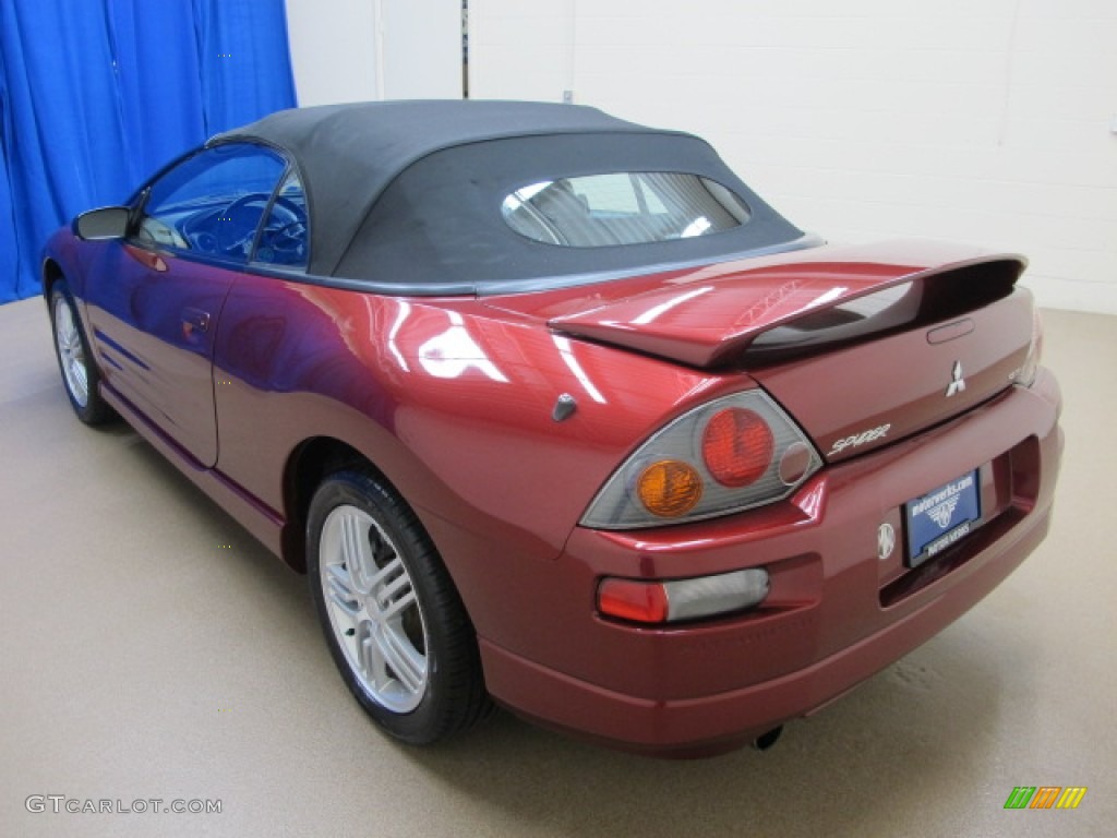 2005 Eclipse Spyder GT - Ultra Red Pearl / Midnight photo #6
