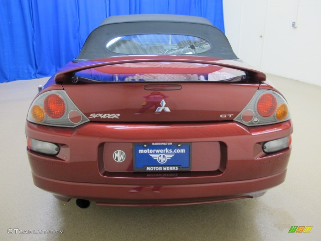 2005 Eclipse Spyder GT - Ultra Red Pearl / Midnight photo #7