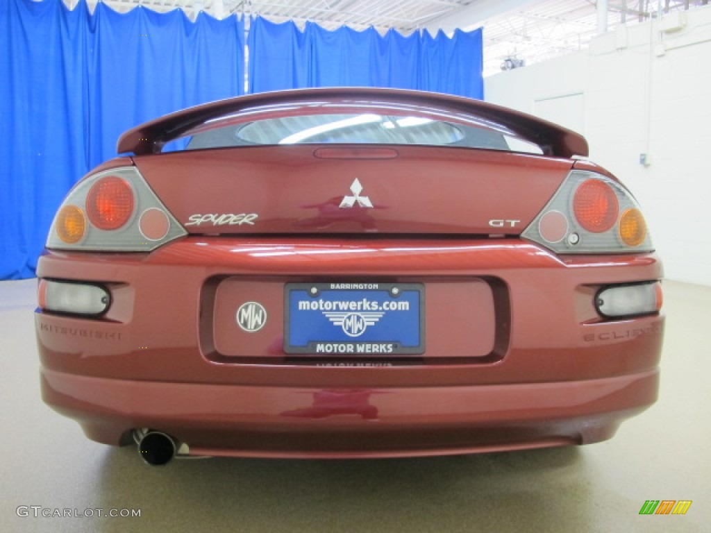 2005 Eclipse Spyder GT - Ultra Red Pearl / Midnight photo #8