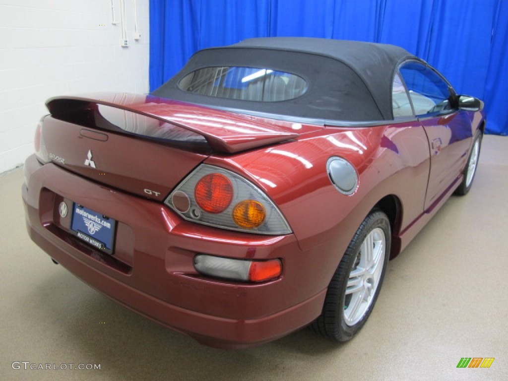 2005 Eclipse Spyder GT - Ultra Red Pearl / Midnight photo #9