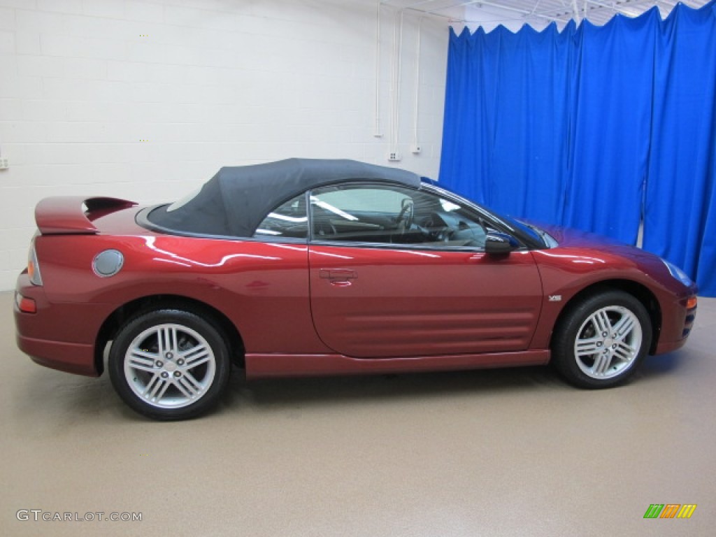 2005 Eclipse Spyder GT - Ultra Red Pearl / Midnight photo #10