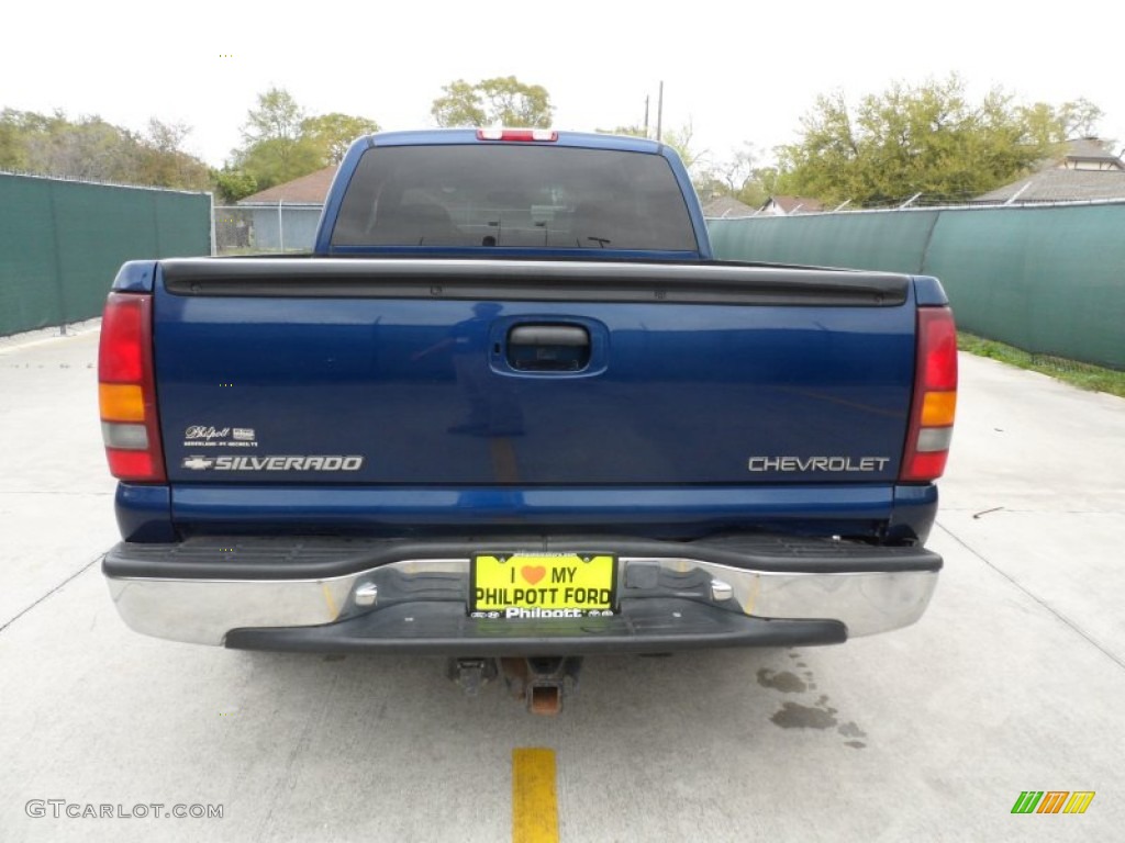 2001 Silverado 1500 LT Extended Cab - Indigo Blue Metallic / Graphite photo #4