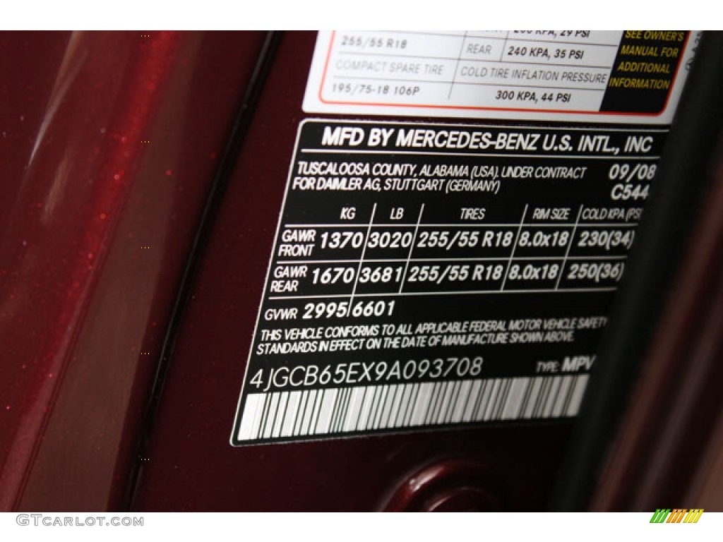 2009 R 350 4Matic - Barolo Red Metallic / Macadamia photo #32