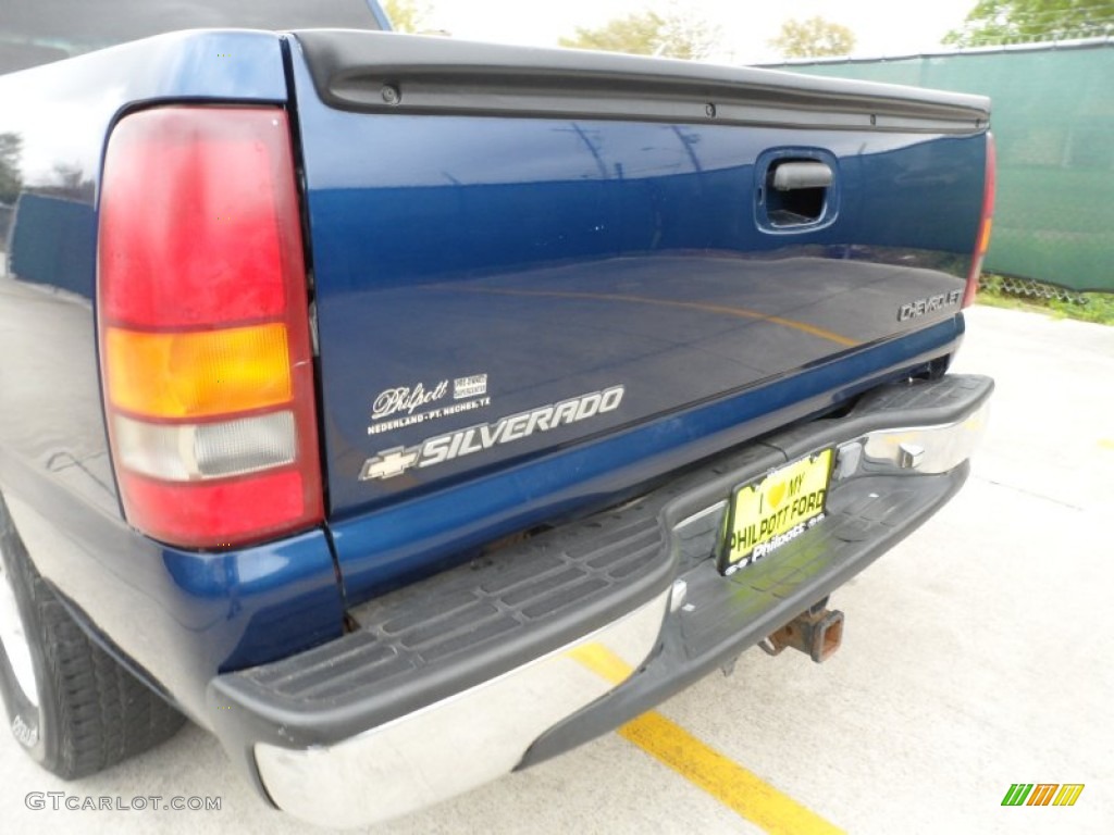 2001 Silverado 1500 LT Extended Cab - Indigo Blue Metallic / Graphite photo #18