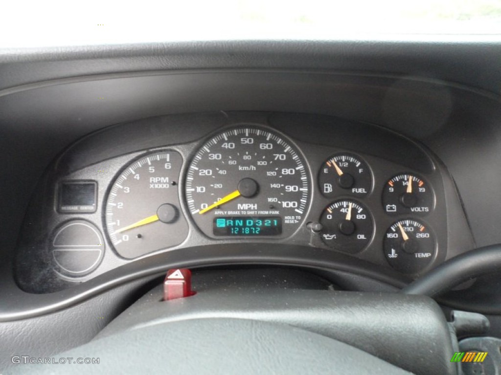 2001 Chevrolet Silverado 1500 LT Extended Cab Gauges Photo #62067249