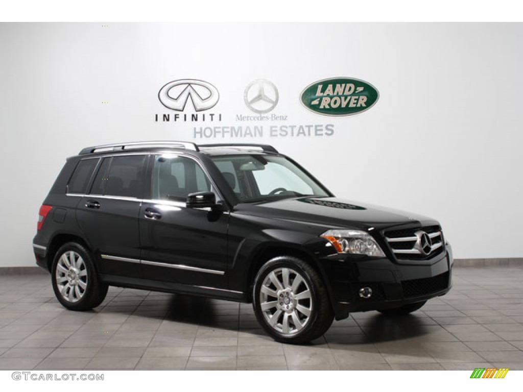 2011 GLK 350 4Matic - Black / Black photo #1