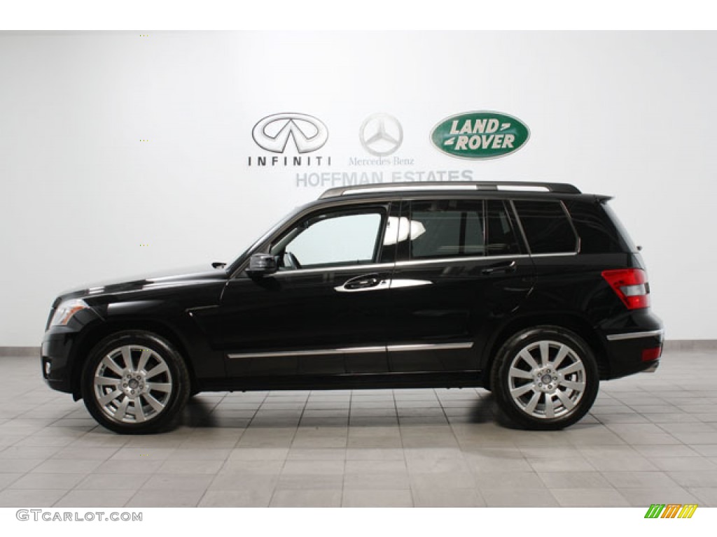 2011 GLK 350 4Matic - Black / Black photo #2