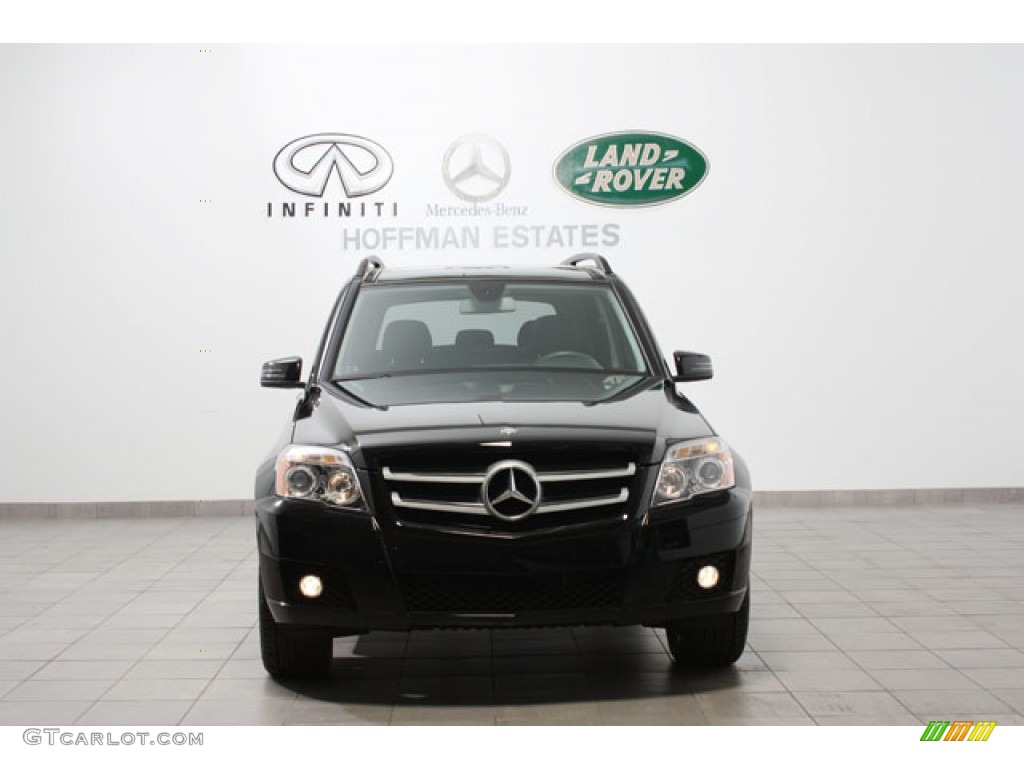 2011 GLK 350 4Matic - Black / Black photo #3