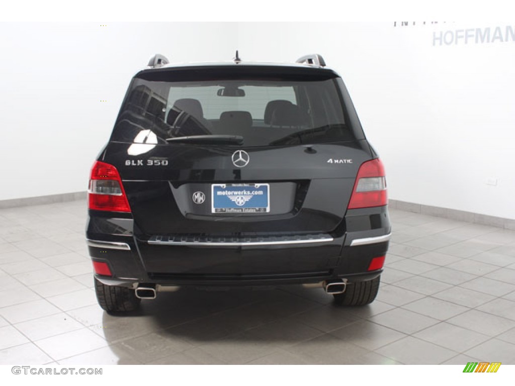 2011 GLK 350 4Matic - Black / Black photo #4