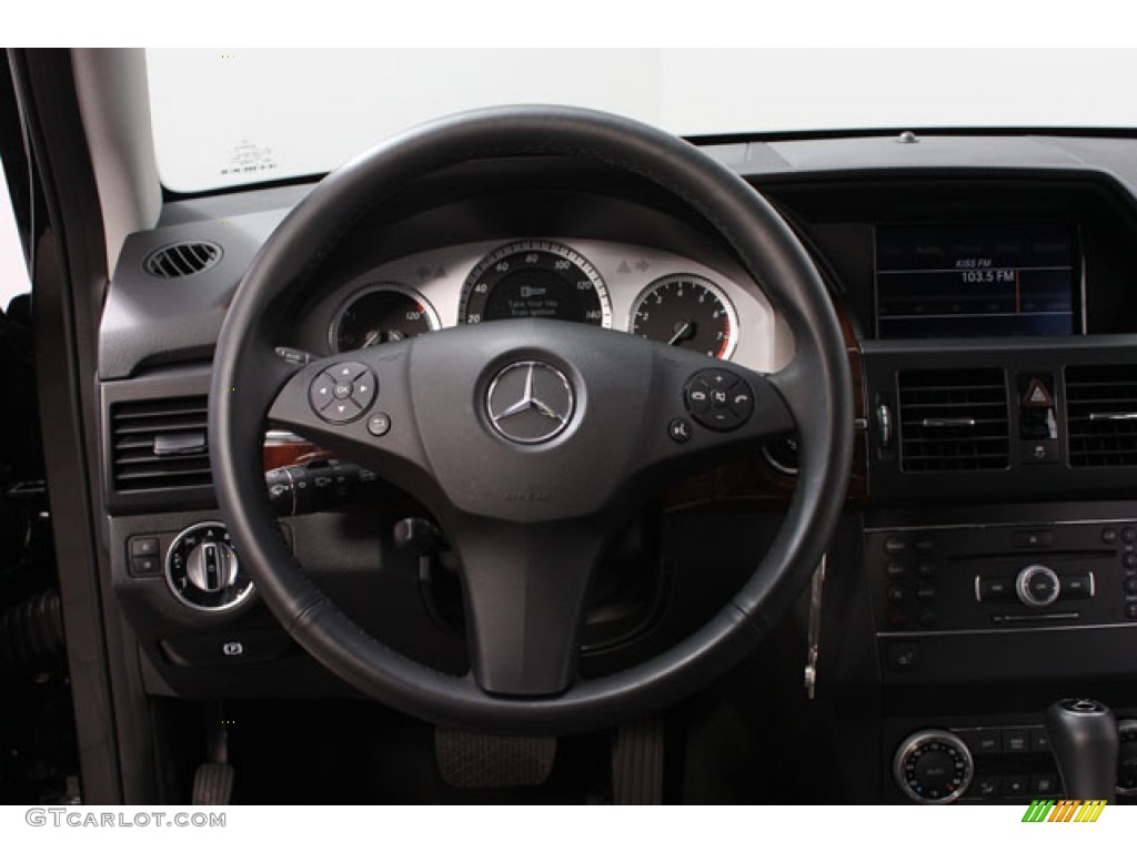 2011 GLK 350 4Matic - Black / Black photo #7