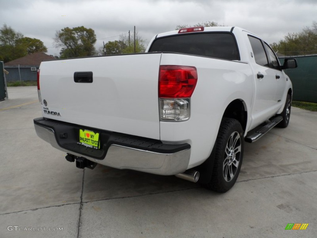 2012 Tundra Texas Edition CrewMax - Super White / Graphite photo #3