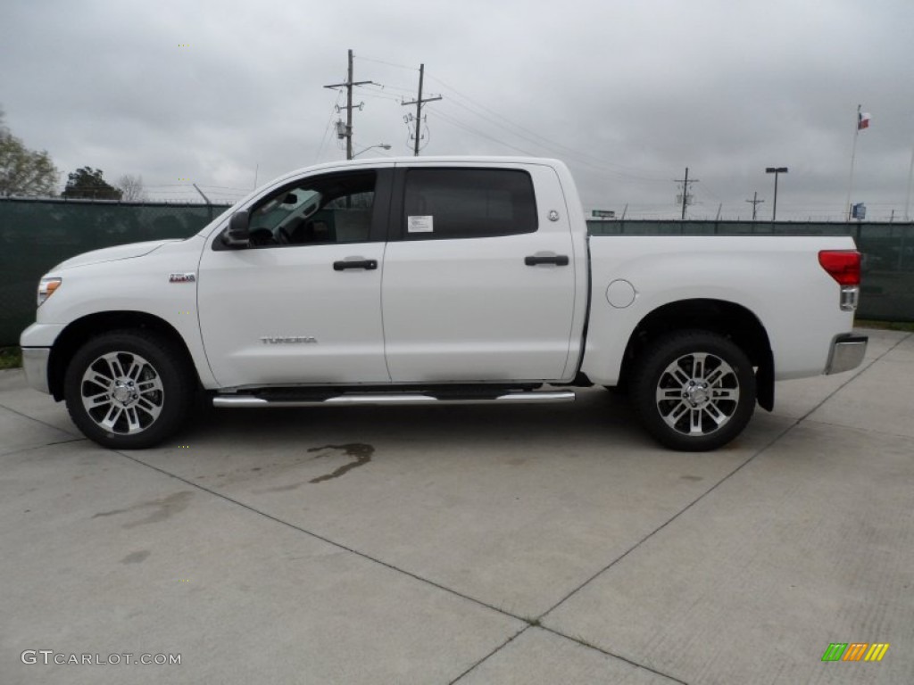 2012 Tundra Texas Edition CrewMax - Super White / Graphite photo #6