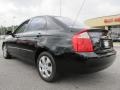 2006 Ebony Black Kia Spectra EX Sedan  photo #2