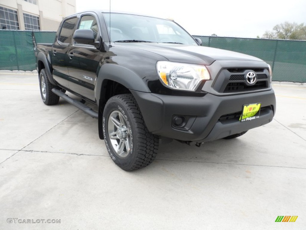 Black 2012 Toyota Tacoma V6 TSS Prerunner Double Cab Exterior Photo #62068494