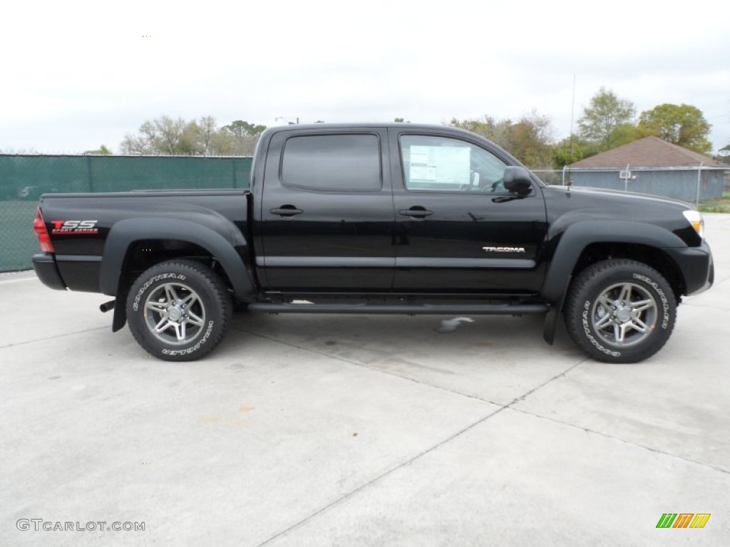 Black 2012 Toyota Tacoma V6 TSS Prerunner Double Cab Exterior Photo #62068503