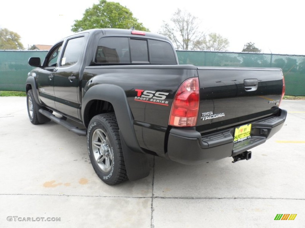 Black 2012 Toyota Tacoma V6 TSS Prerunner Double Cab Exterior Photo #62068523