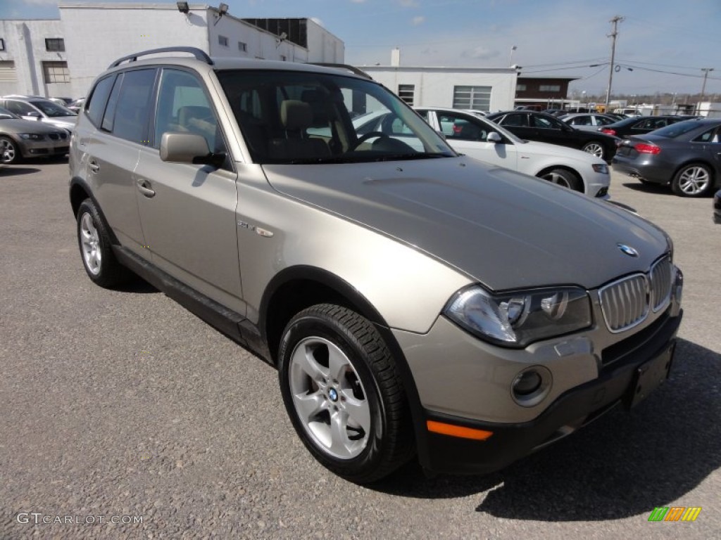 Platinum Bronze Metallic 2007 BMW X3 3.0si Exterior Photo #62070430