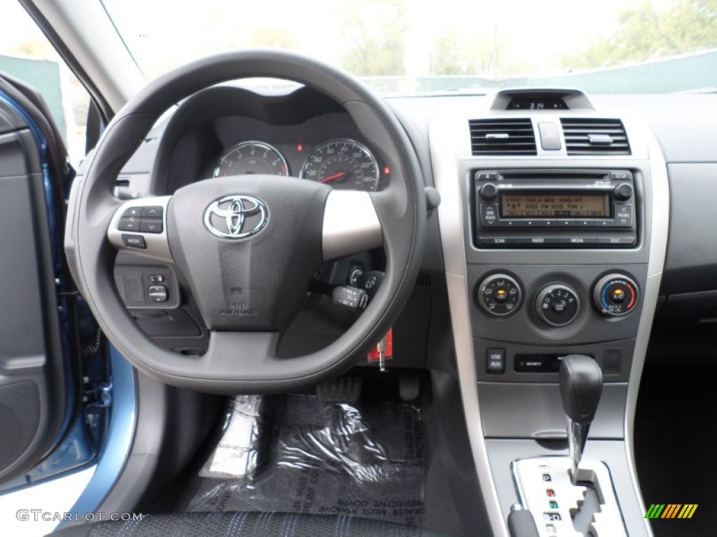 2012 Toyota Corolla S Dark Charcoal Dashboard Photo #62070541