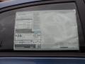 2012 Toyota Corolla S Window Sticker
