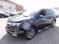 2010 Crystal Black Pearl Acura MDX Advance  photo #2