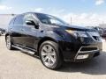 2010 Crystal Black Pearl Acura MDX Advance  photo #6