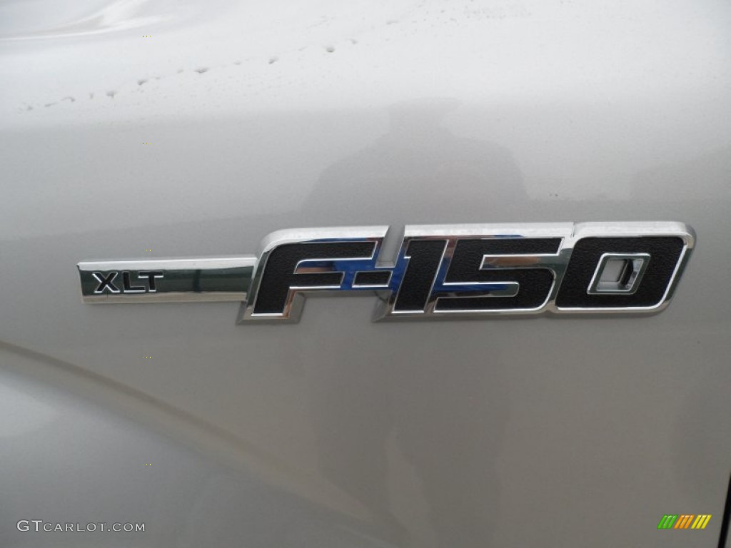 2012 F150 XLT SuperCrew 4x4 - Ingot Silver Metallic / Steel Gray photo #11