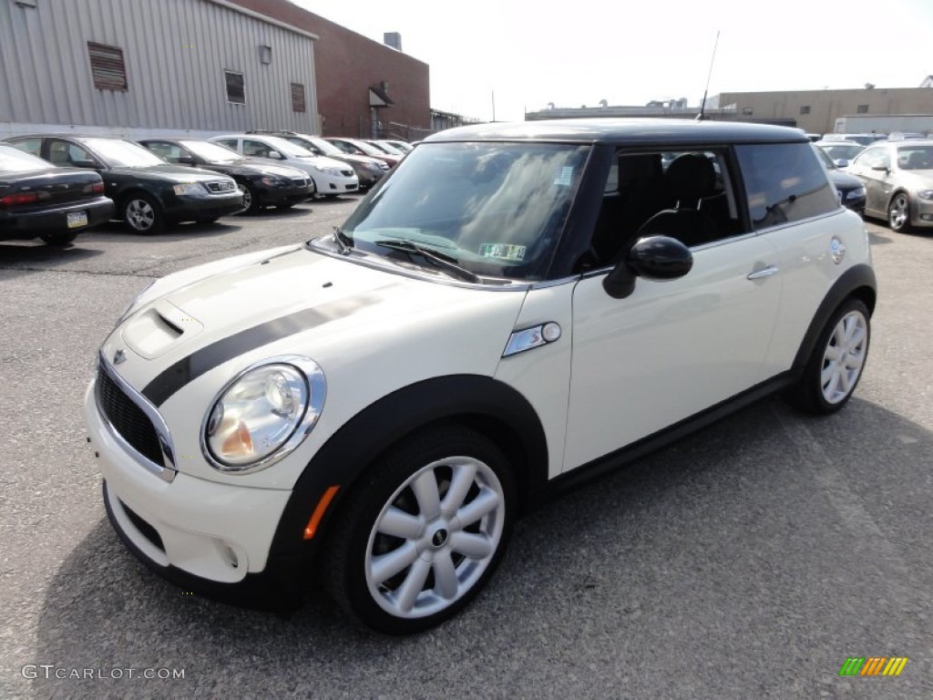 2007 Cooper S Hardtop - Pepper White / Grey/Carbon Black photo #2