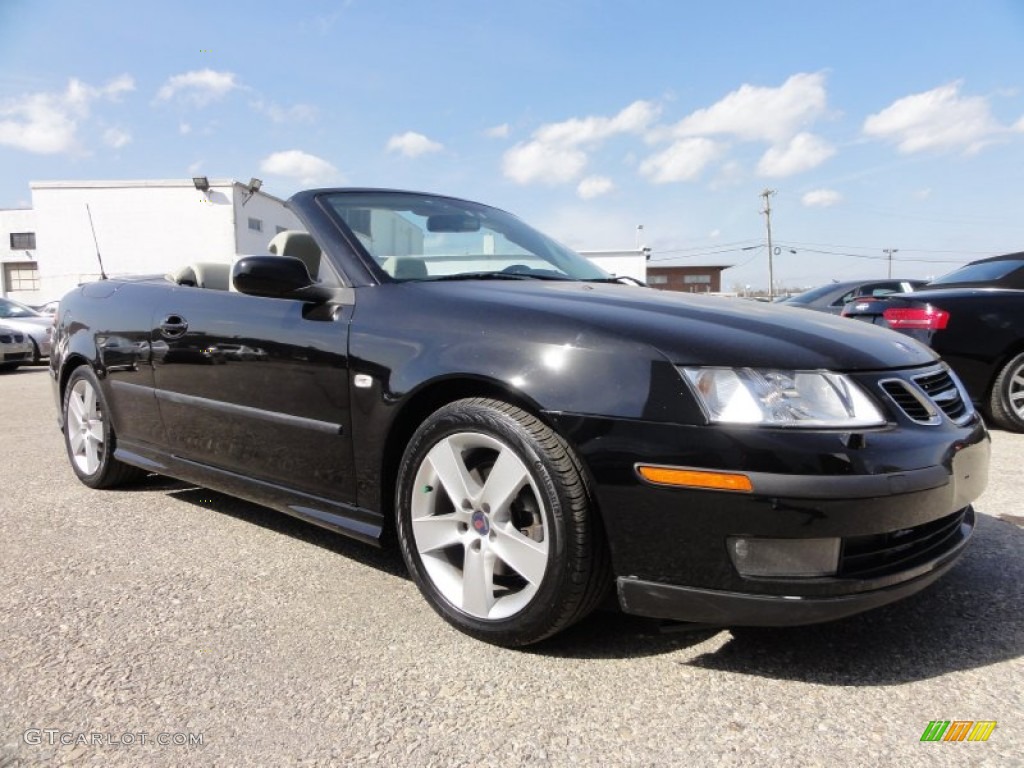Black 2006 Saab 9-3 Aero Convertible Exterior Photo #62072759
