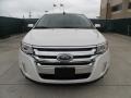2012 White Platinum Metallic Tri-Coat Ford Edge SEL EcoBoost  photo #8