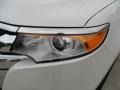 2012 White Platinum Metallic Tri-Coat Ford Edge SEL EcoBoost  photo #9
