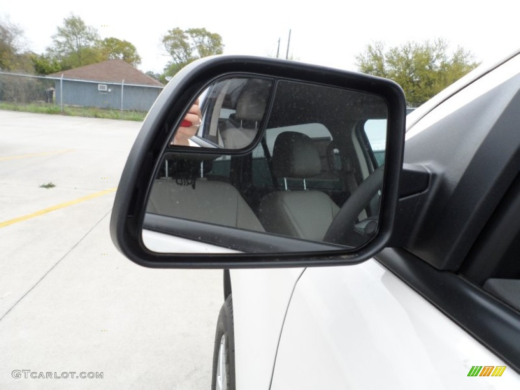 2012 Edge SEL EcoBoost - White Platinum Metallic Tri-Coat / Medium Light Stone photo #13