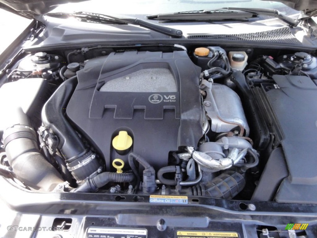 2006 Saab 9-3 Aero Convertible 2.8 Liter Turbocharged DOHC 24V VVT V6 Engine Photo #62072954