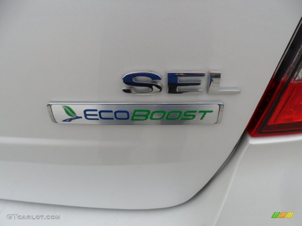 2012 Edge SEL EcoBoost - White Platinum Metallic Tri-Coat / Medium Light Stone photo #17