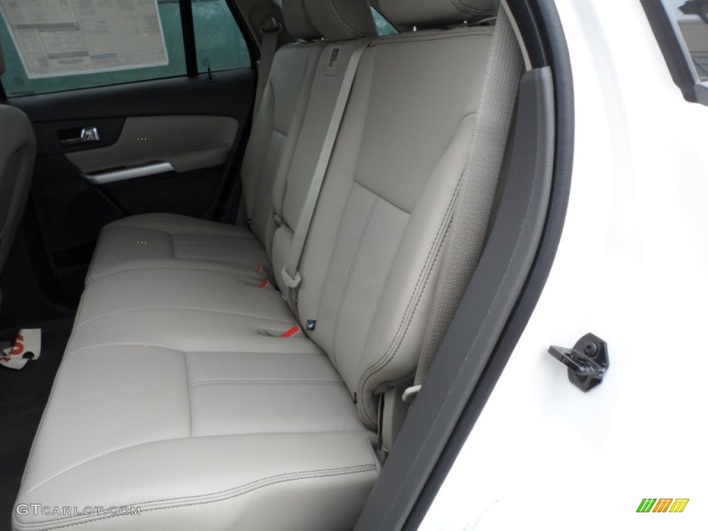 2012 Edge SEL EcoBoost - White Platinum Metallic Tri-Coat / Medium Light Stone photo #25