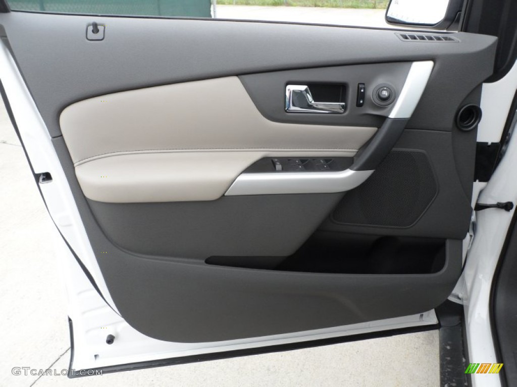 2012 Edge SEL EcoBoost - White Platinum Metallic Tri-Coat / Medium Light Stone photo #26