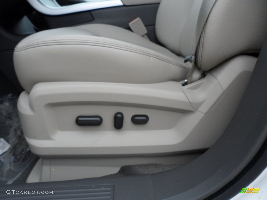 2012 Edge SEL EcoBoost - White Platinum Metallic Tri-Coat / Medium Light Stone photo #29