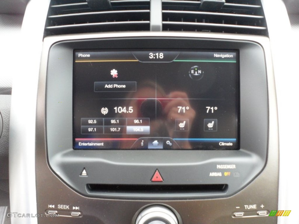 2012 Edge SEL EcoBoost - White Platinum Metallic Tri-Coat / Medium Light Stone photo #32