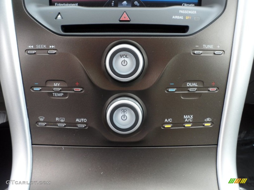 2012 Edge SEL EcoBoost - White Platinum Metallic Tri-Coat / Medium Light Stone photo #33