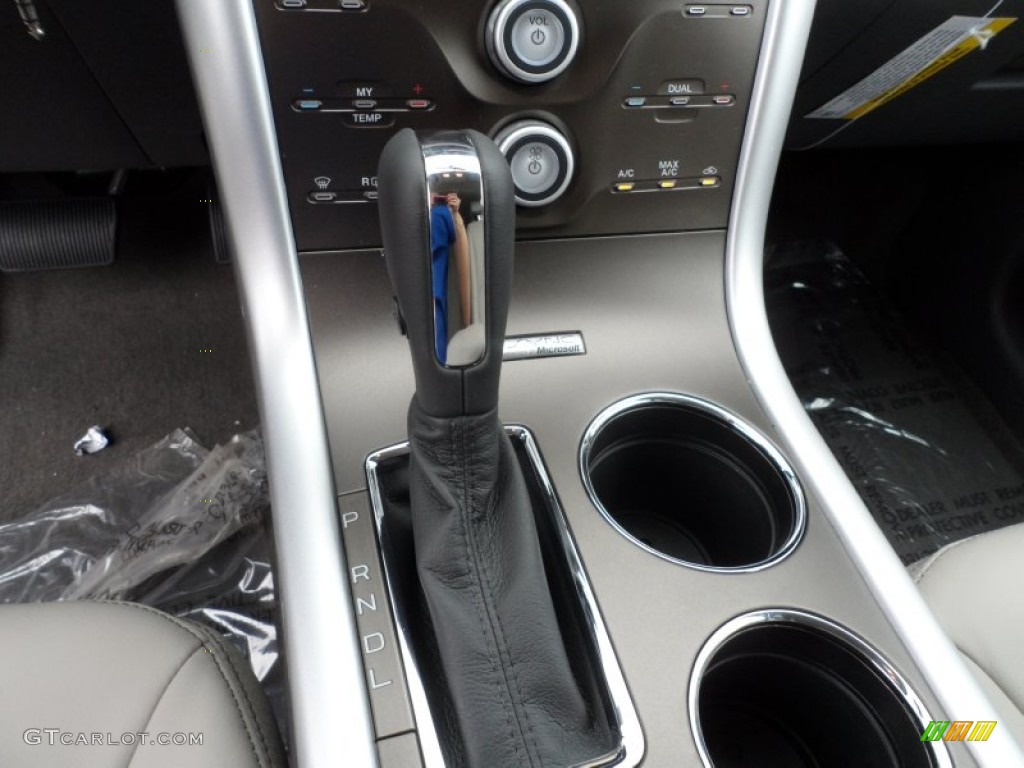 2012 Edge SEL EcoBoost - White Platinum Metallic Tri-Coat / Medium Light Stone photo #35