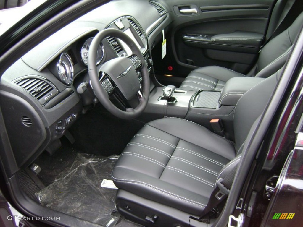 Black Interior 2012 Chrysler 300 S V6 Photo #62074079