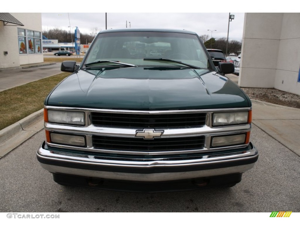1997 Tahoe LS 4x4 - Emerald Green Metallic / Tan photo #2
