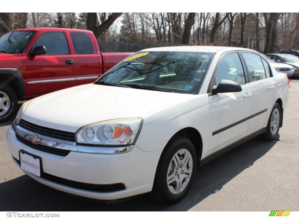 2005 Malibu Sedan - White / Neutral Beige photo #1