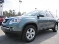 2009 Silver Green Metallic GMC Acadia SLE  photo #3